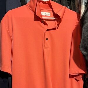 Grand Slam Men's Orange Polo Shirt